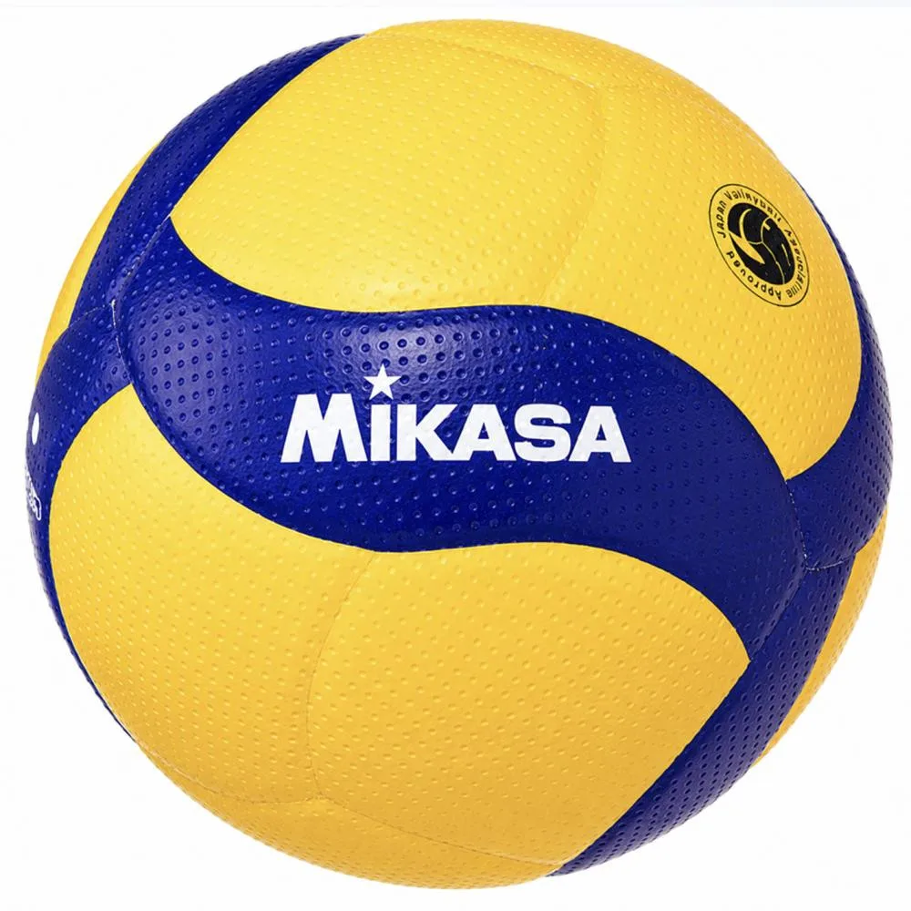М'яч волейбольний тренувальний V300W Mikasa NE-V-300W № 5 синьо-жовтий