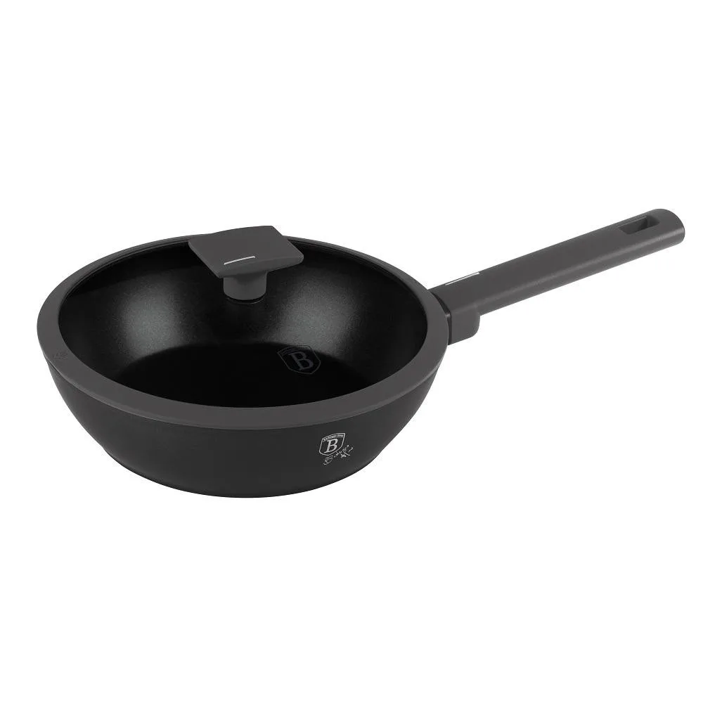 Сковорода глибока 24 см Berlinger Haus Anthracite Collection (BH-8122) (M-BH-8122)