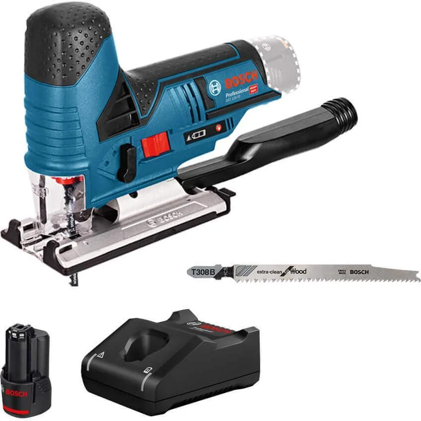 Акумуляторний лобзик Bosch GST 12V-70 + 1 x акумуляторна батарея GBA 12V 2.0Ah (0615990M40)
