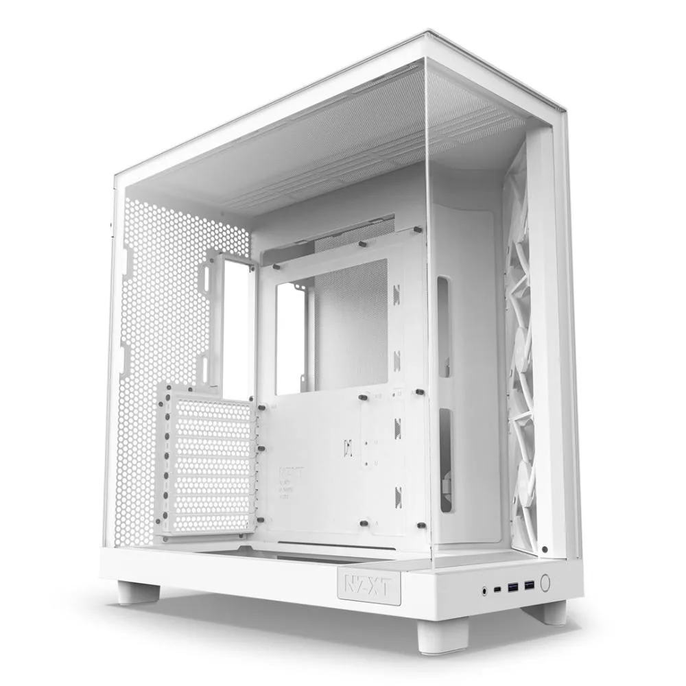 Корпус для ПК NZXT H6 Flow RGB All White (CC-H61FW-R1)