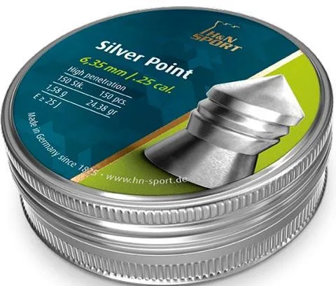Пули пневматические H&N Silver Point 635 mm 1,58 г 150 шт/уп, (92346350001)