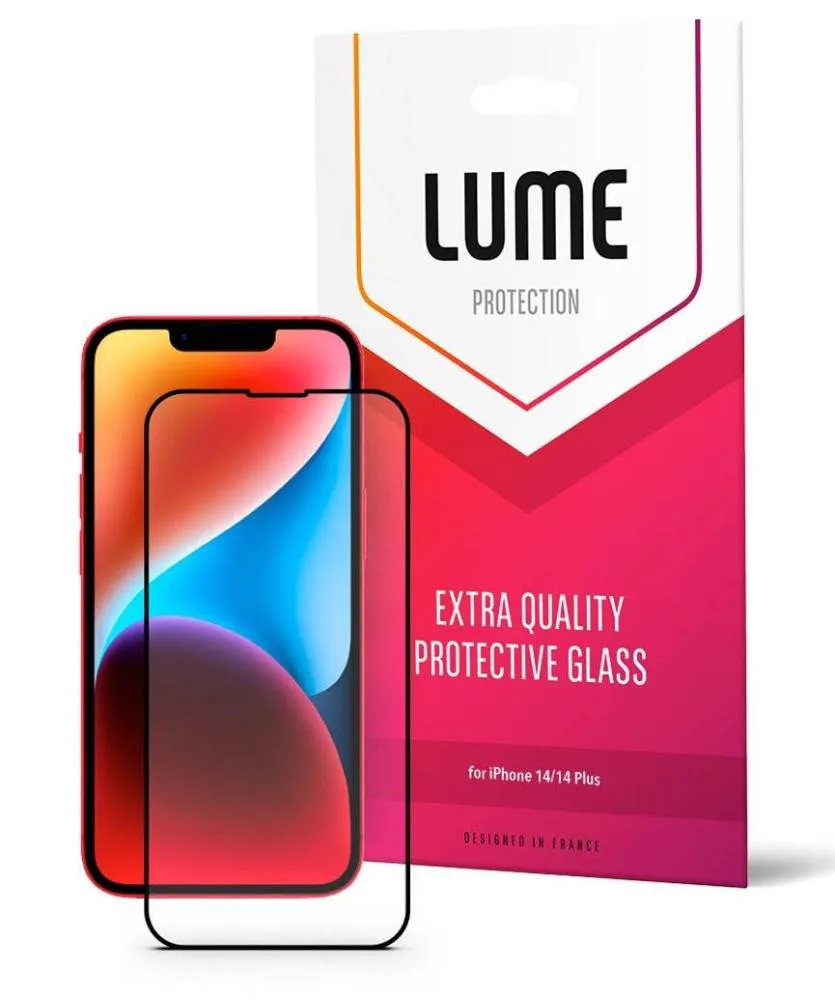 Захисне скло для смартфону LUME Protection Anti Static Dustproof Glass for iPhone 14 Pro Front Black (LU25D14PLB)