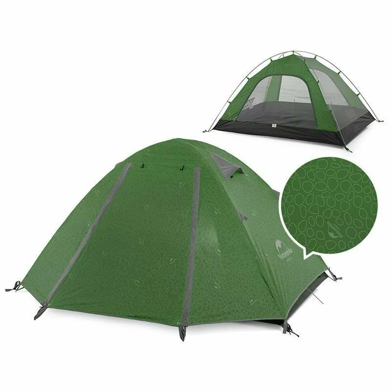 Намет чотиримісний Naturehike P-Series NH18Z044-P, 210T65D, хакі