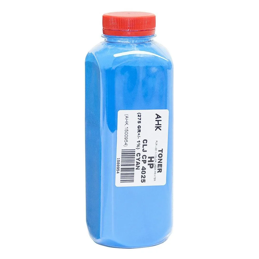 Тонер АНК для HP CLJ CP4025 бутыль 275г Cyan (1500954)