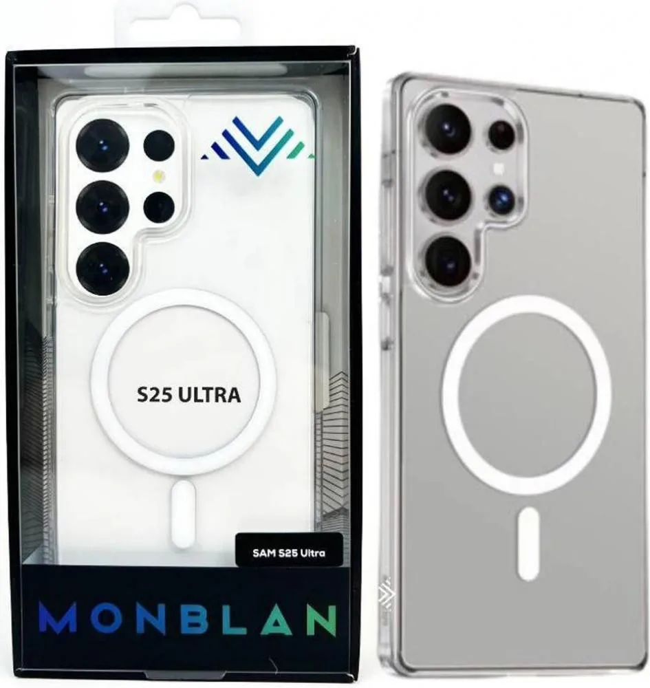 Чохол Monblan для Samsung Galaxy S25 Ultra Magnetic Crystal Series Transparent (MMCS25U)