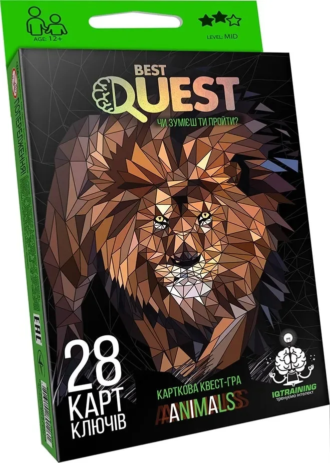 Карткова квест-гра "BEST QUEST" (укр.) BQ-01-01-04U BQ-01-02U
