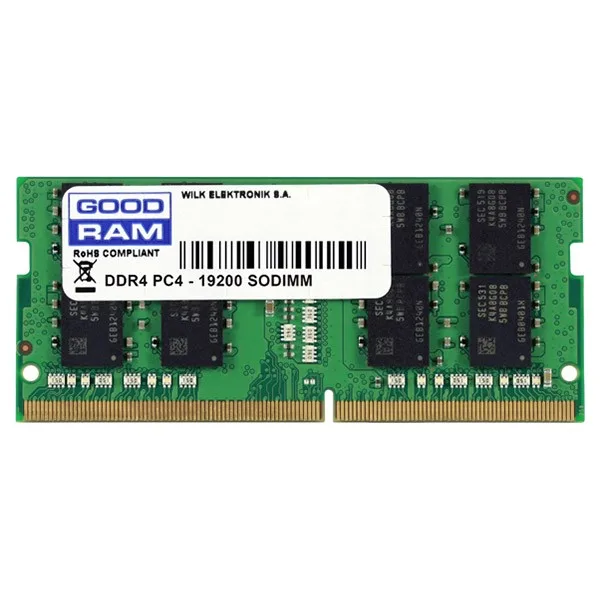 Оперативна памʼять Goodram SO-DIMM DDR4 16GB 1x16GB 2666MHz (GR2666S464L19/16G)