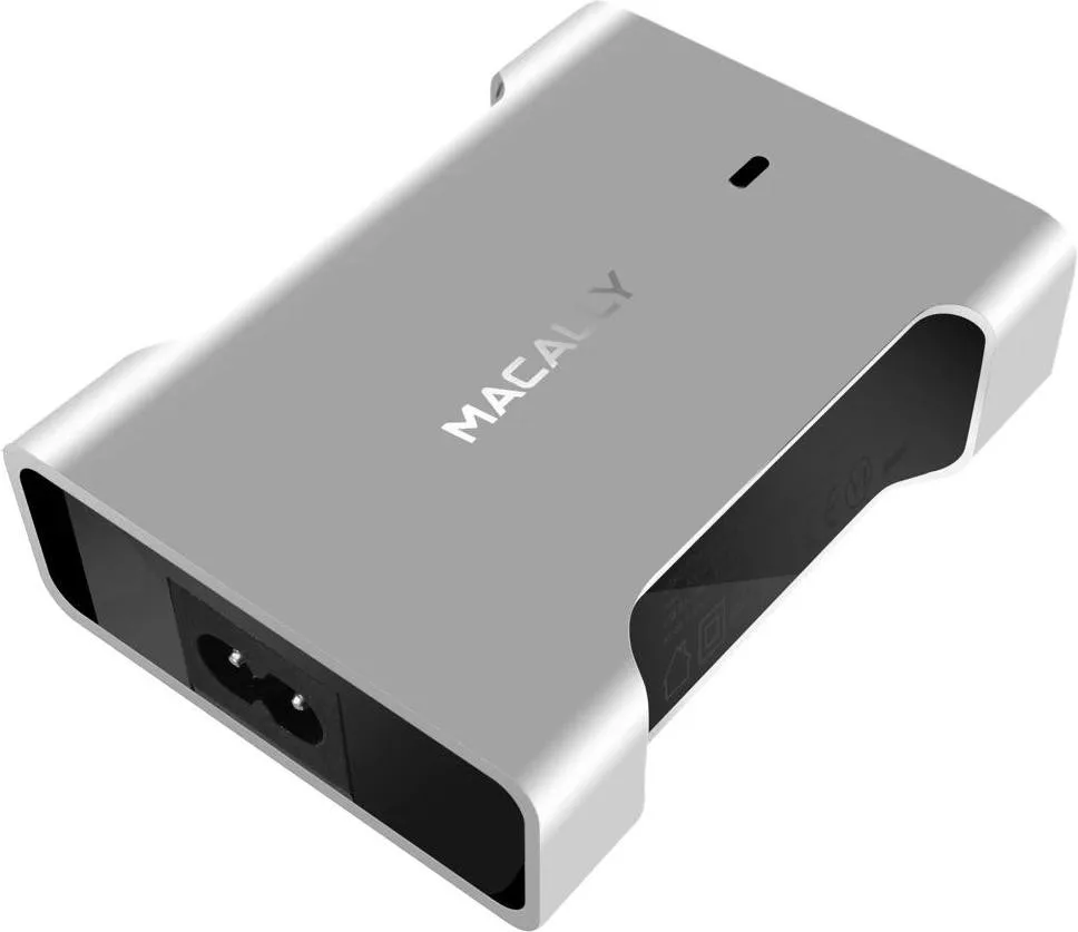 Мережевий зарядний пристрій Macally USB-C Wall Charger 3A with USB-C Cable 1.8m Black (CHARGER61-EU)