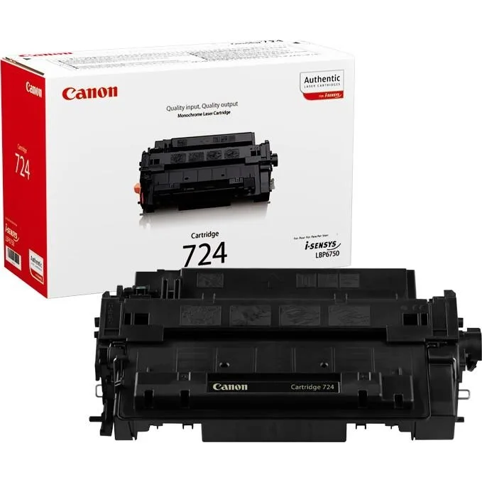 Тонер-картридж Canon 724 LBP6750 / 6780 / MF512 / 513 ресурс 6000 стр. Black (3481B002)