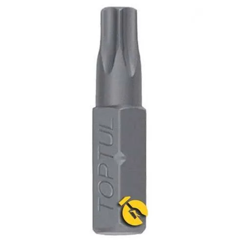 Біта TORX з отвором TOPTUL 1/4" 25 мм T25 FSGA0825
