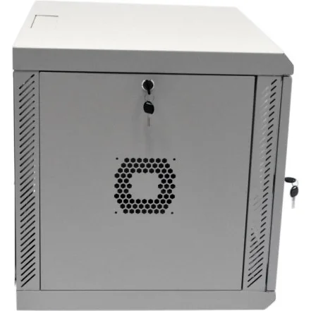 Шафа 9U, 600х500х507 мм (Ш*Г*В), акрилове скло, сірий (UA-MGSWA95G)