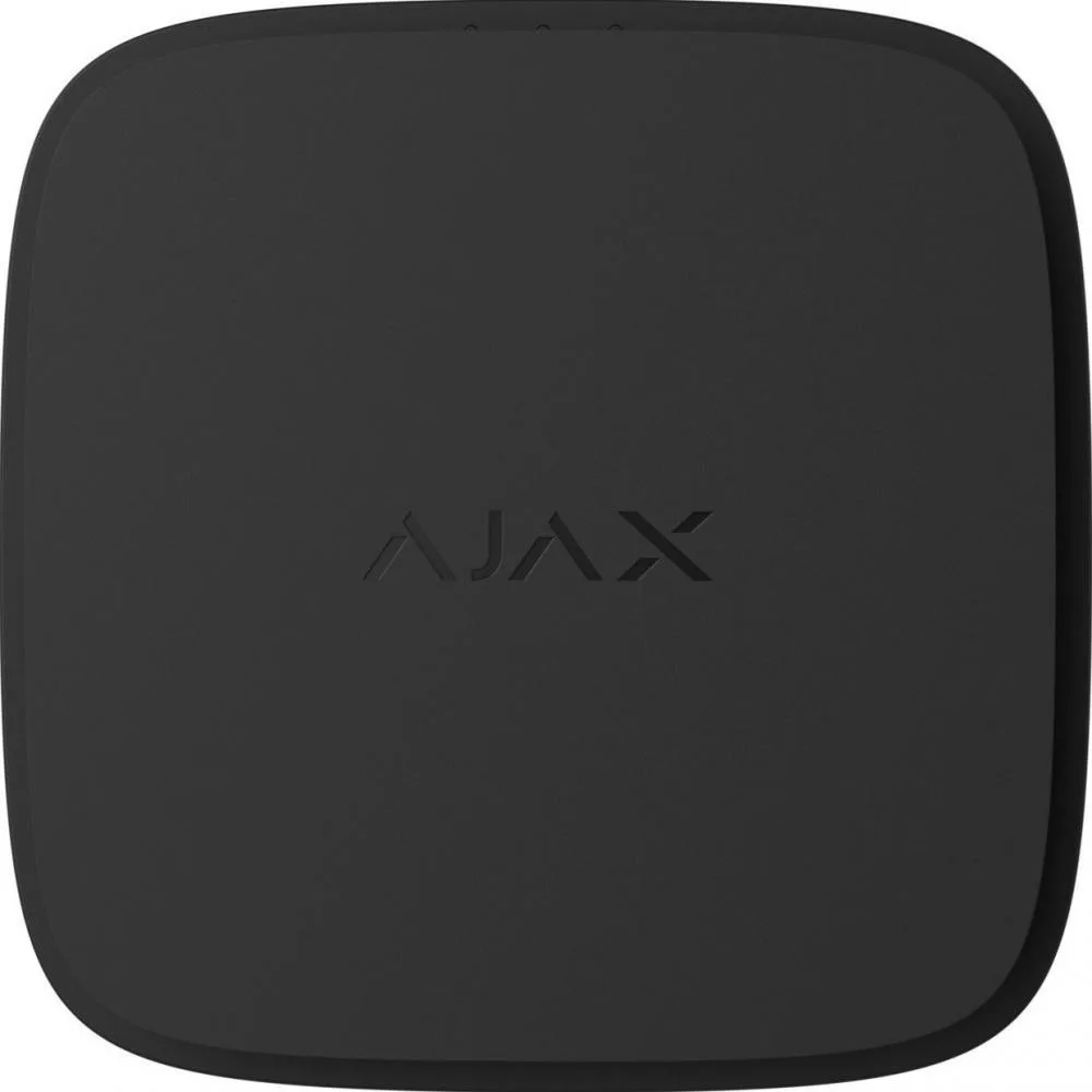 Датчик диму, температури та чадного газу Ajax FireProtect 2 RB Heat Smoke CO Jeweler, змінна батарея, бездротовий, чорний (000029697)
