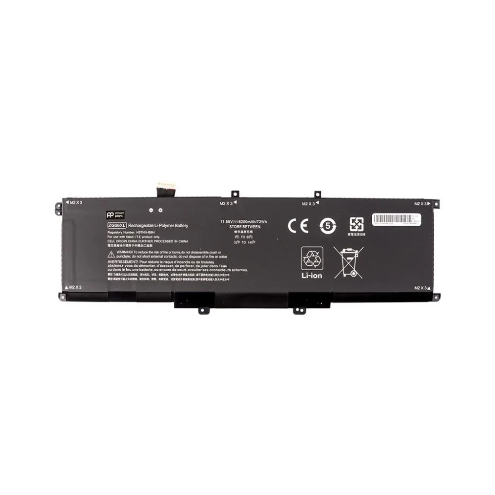Акумулятор PowerPlant для ноутбуків HP ZBook Studio X360 G5 (ZG06XL) 11.55V 6200mAh (NB462353)