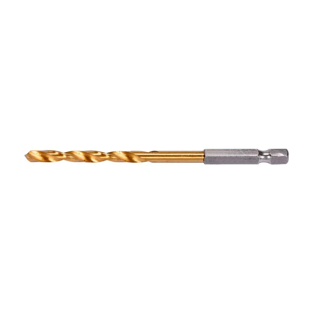 Свердло по металу з шестигранним хвостовиком 1/4" YATO YT-44761 HSS-TIN 5 x 106/52 мм