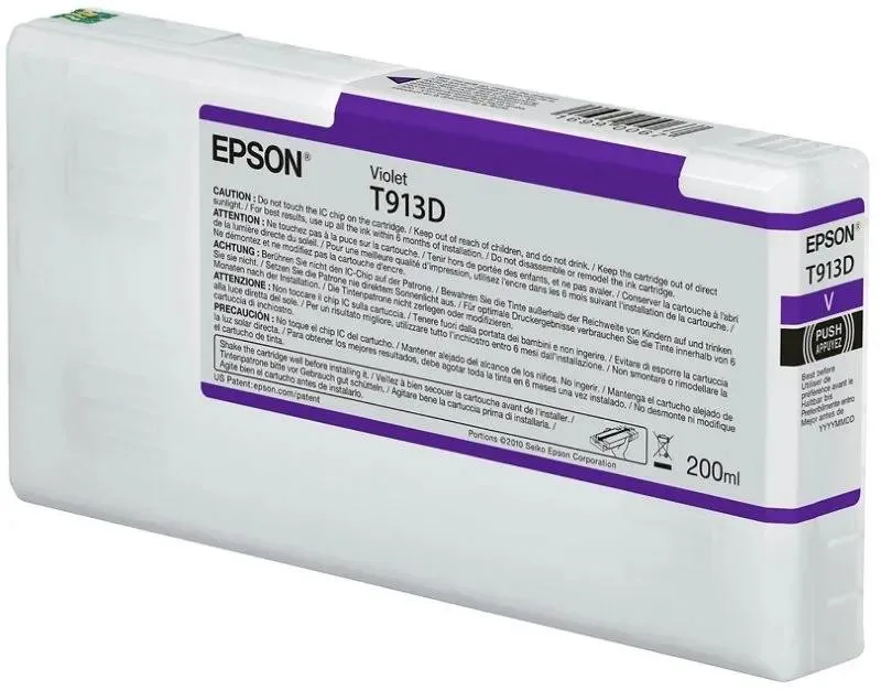 Картридж фиолетовый Epson для SC-P50 00 SC-P5000 200ml Violet (C13T913D00)