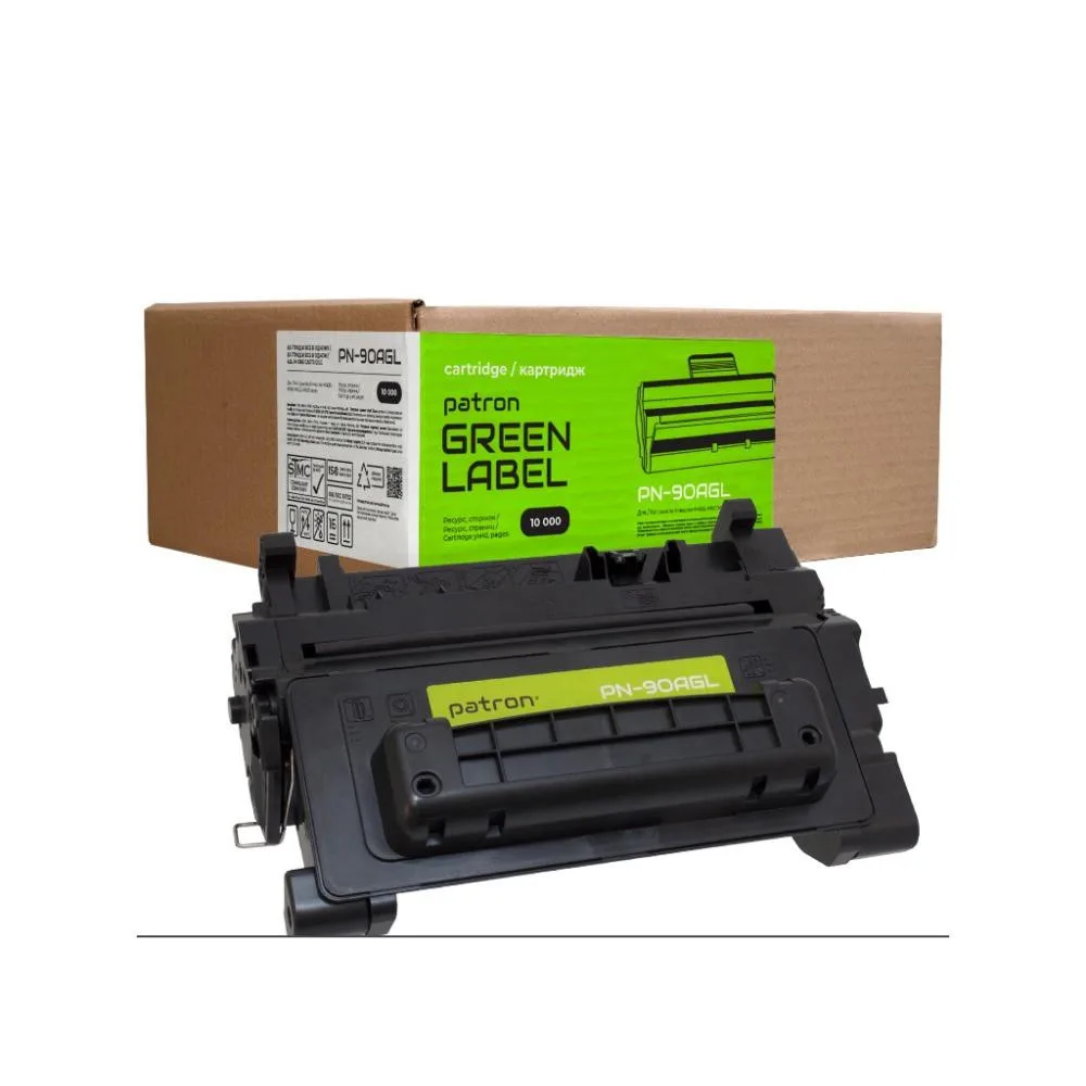 Лазерний картридж Patron Картридж HP 90A CE390A Green Label (PN-90AGL) Чорний
