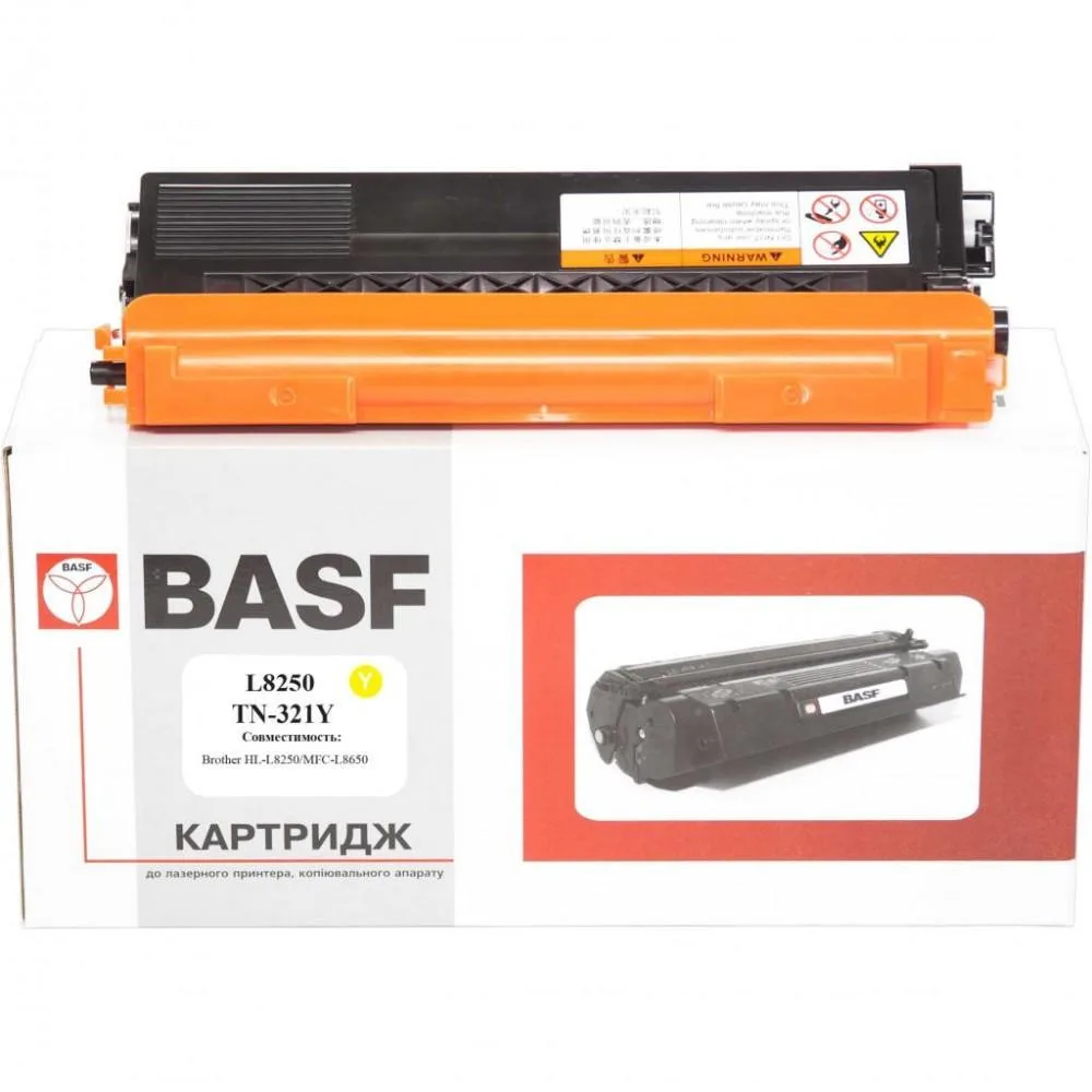 Тонер-картридж BASF для Konica Minolta Bizhub C224/284/364 TN321Y Yellow (BASF-KT-TN321Y)