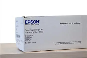 Папір Epson Bond Paper Bright (90) 42"x50m (C13S045281)