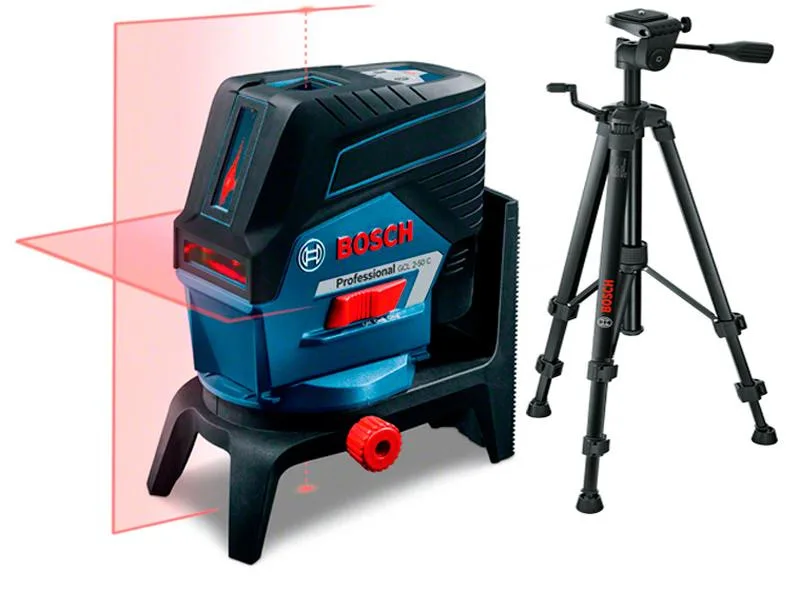Лазерний нівелір Bosch Professional GCL 2-50 C + тримач RM2 + BT 150 (0601066G02)