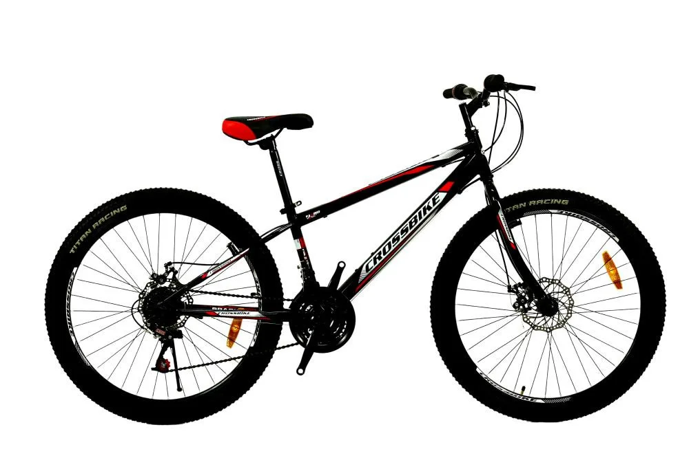 Велосипед 26 CrossBike Spark D-Al 2022 13 черный-красный 26CJPr-004462
