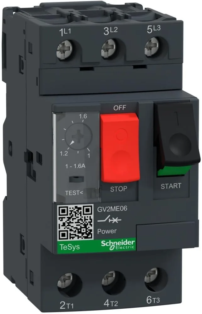 Schneider Electric TeSys GV2 1-1.6A (GV2ME06)