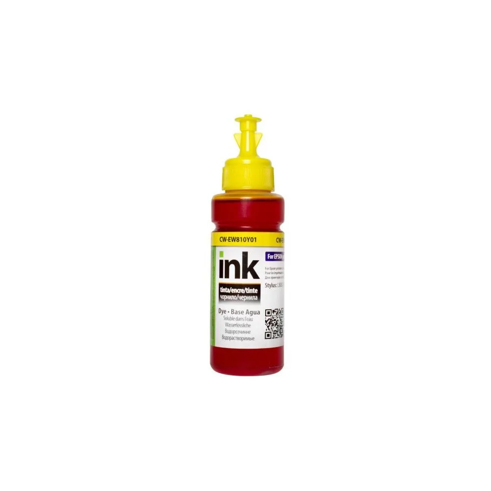 Чорнило ColorWay Epson L800/810/850 Yellow (CW-EW810Y01)