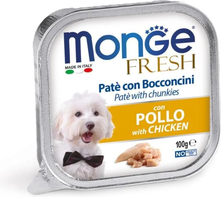 Monge Dog Fresh Pollo вологий корм з куркою для дорослих собак 100 гр