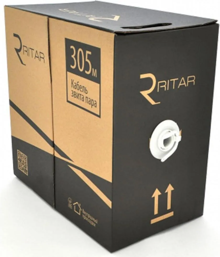 Ritar КНПЕ 4x2x0.56 CU (FTP-cat.6), white, 305 м (03530)