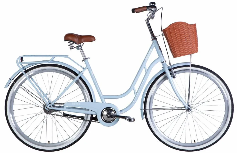 Велосипед 28 Dorozhnik Retro Velosteel 2025 19 голубой OPS-D-28-434