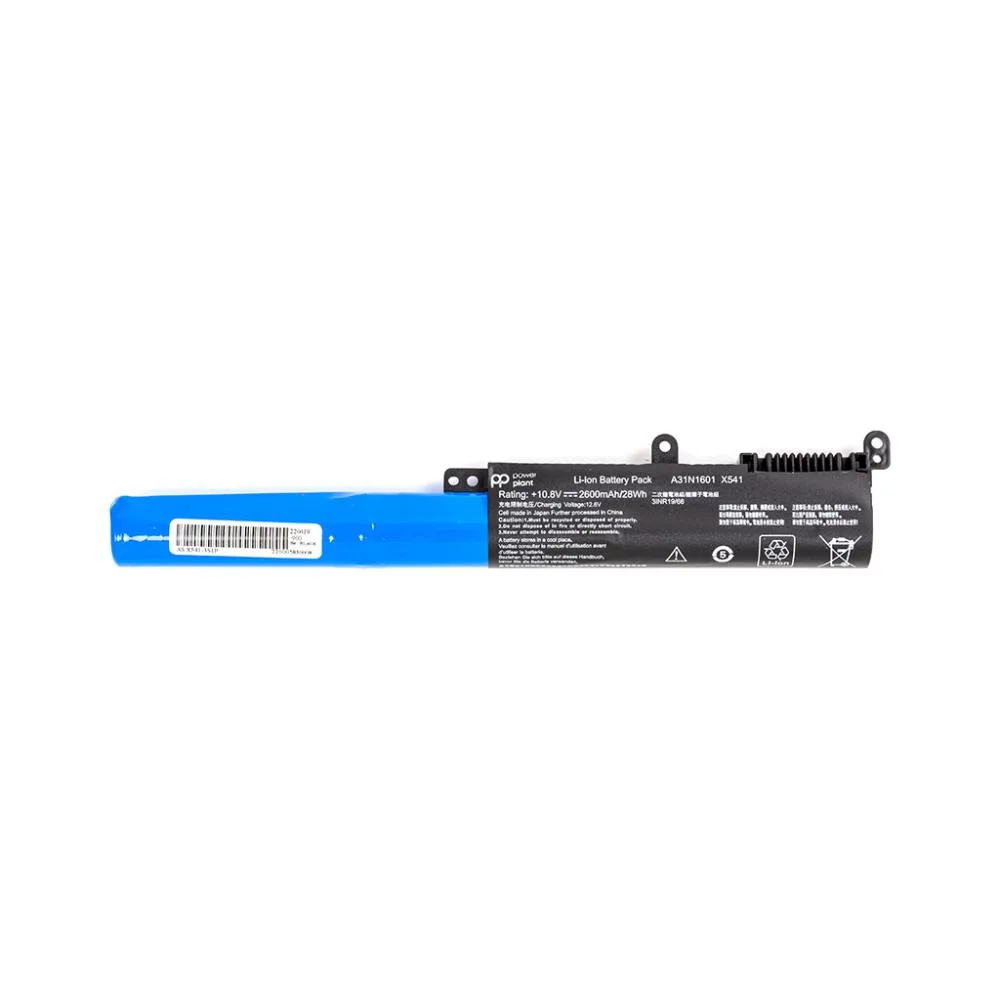 Акумулятор PowerPlant для ноутбуків Asus VivoBook X541SA (A31N1601) 10.8V 2600mAh (NB431182)