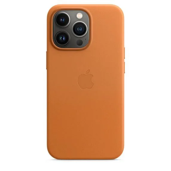 Чохол-накладка Apple iPhone 13 Pro Leather Case with MagSafe - Golden Brown (MM193)