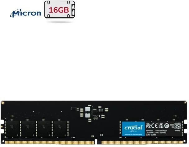 Пам'ять DDR5 16GB 5600 MHz MICRON CT16G56C46U5