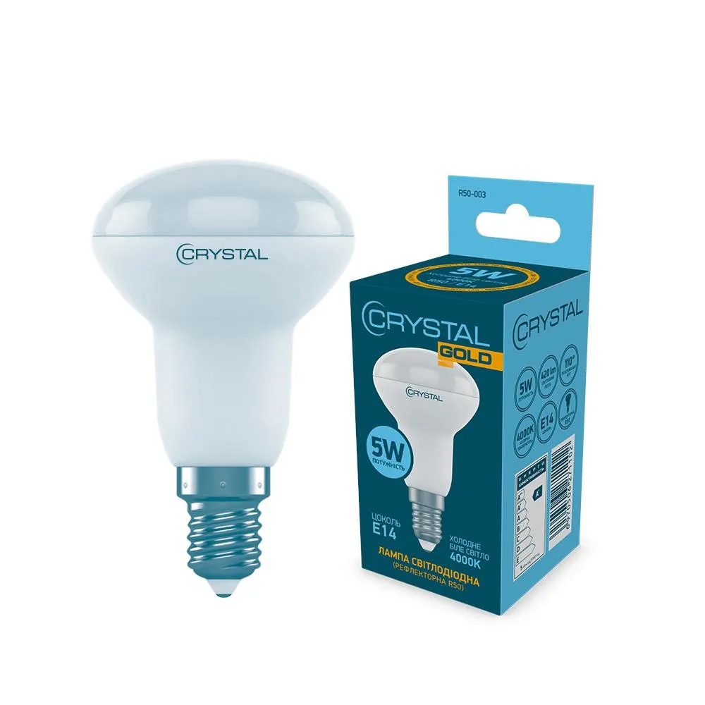Crystal Led R50 5W PA E14 4000K (R50-003)