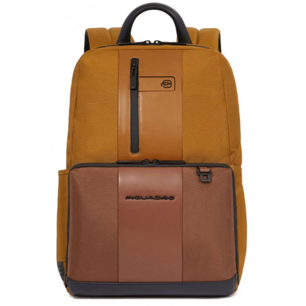 Рюкзак для ноутбука 14 Piquadro BRIEF 2 SPECIAL (BR2S) Grey-Black CA3214BR2S_GRN