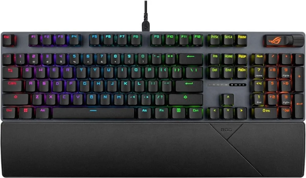 Клавіатура ASUS ROG Strix Scope II X NX Snow V2 ABS USB UA Black (90MP037A-BKMA00)