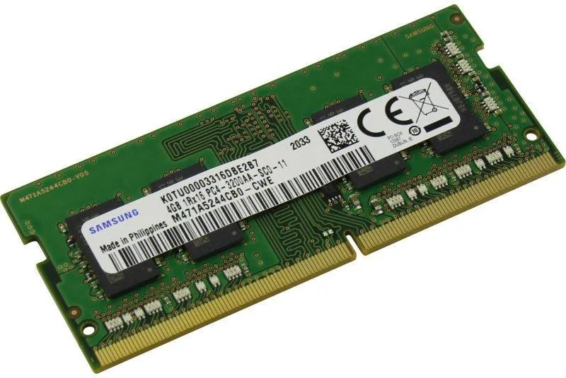 Оперативна памʼять Samsung SO-DIMM DDR4 4GB 1x4GB 3200MHz (M471A5244CB0-CWE)