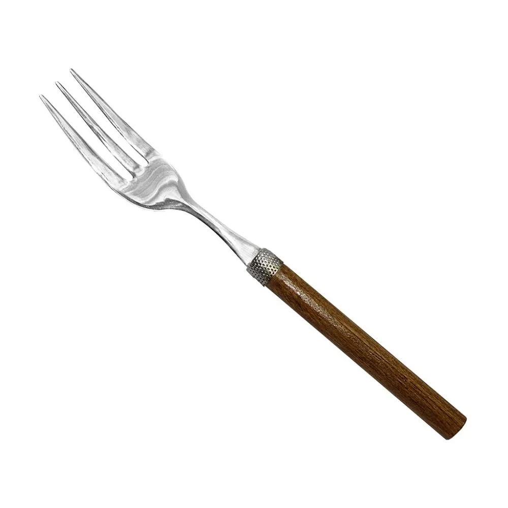 Вилка Wood walnut 18/10 25 см 2.5mm mz462213 MAZHURA