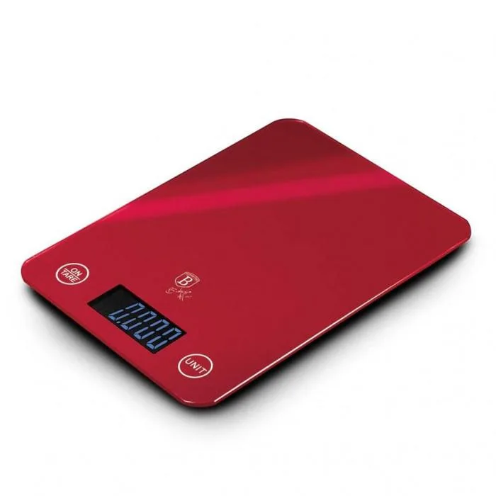 Ваги кухонні електронні Berlinger Haus Metallic Line Burgundy Edition (BH-9350) (M-BH-9350)