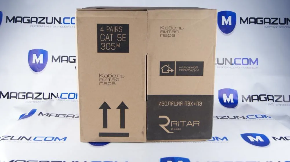 Ritar КНПЕ 4x2x0.51 CCA (FTP-cat.5Е), black, 305 м (03497)