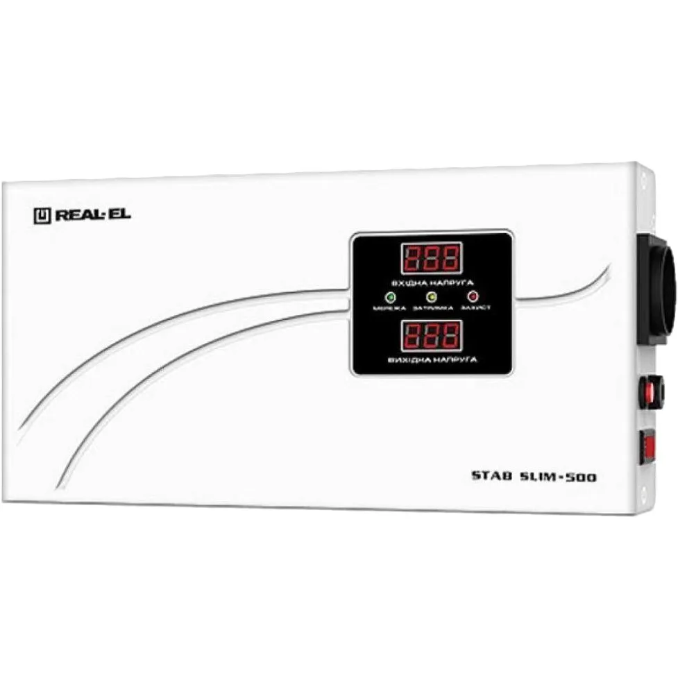 REAL-EL STAB SLIM-500, white (EL122400006)
