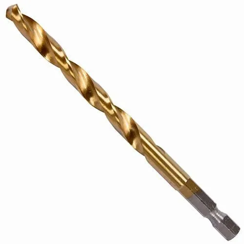 Свердло по металу з шестигранним хвостовиком 1/4" YATO YT-44767 HSS-TIN 7.5 x 109/69 мм
