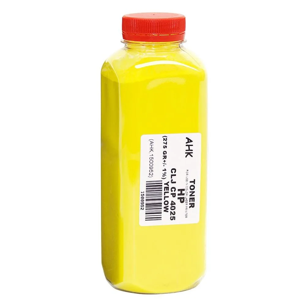 Тонер АНК для HP CLJ CP4025 бутыль 275г Yellow (1500952)