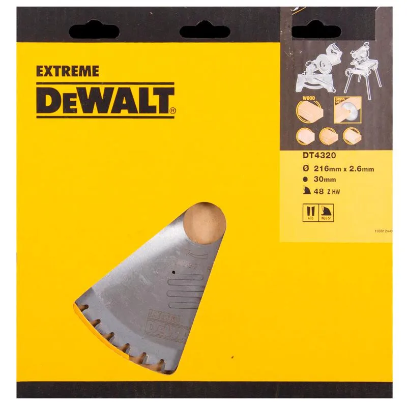 Диск пильный DeWALT (DT4320)