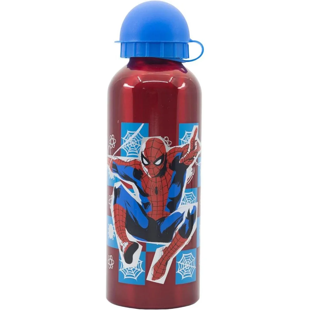 Пляшка алюмінієва дитяча 530 мл Stor Spider-Man (74760) (M-74760)