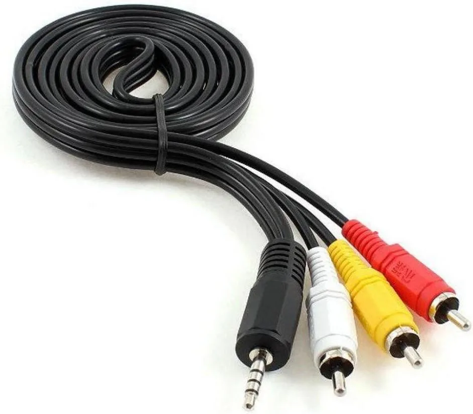 Cablexpert Jack 3.5mm male 4-pin to 3RCA 2.0m (CCA-4P2R-2M)