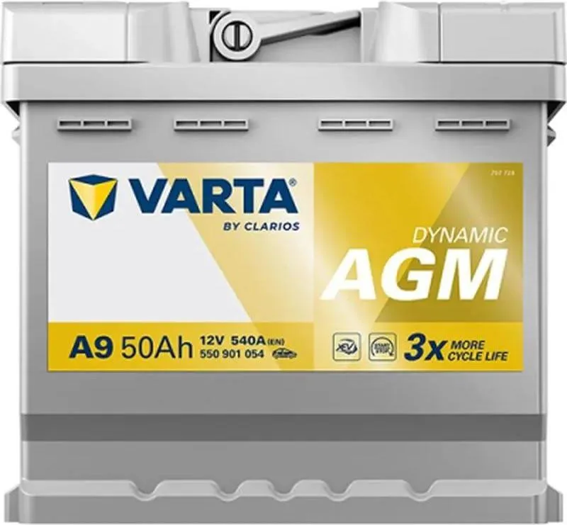 Varta 6CT-50 AGM АзЕ Silver Dynamic A9 (550901054)