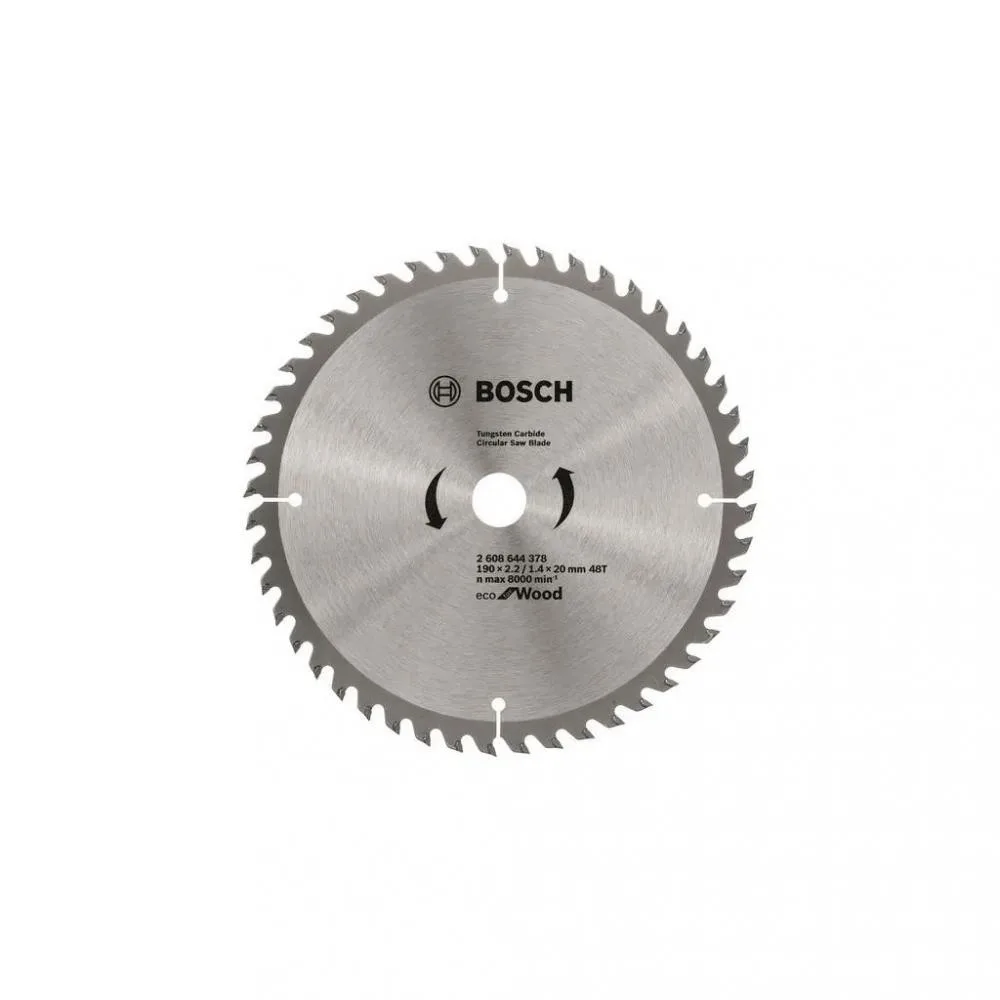 Пильний диск Bosch Eco for Wood 190x2,2x20-48T (2608644378)