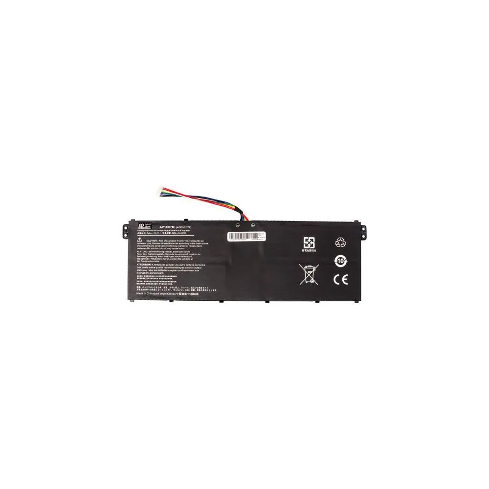 Акумулятор PowerPlant для ноутбуків ACER Swift 3 (AP18C7M) 15.4V 3200mAh (NB410750)