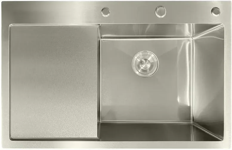 Мийка з нержавіючої сталі MIXXUS MH7849R NANO-SILVER (3.0/0.8) (MI7050)