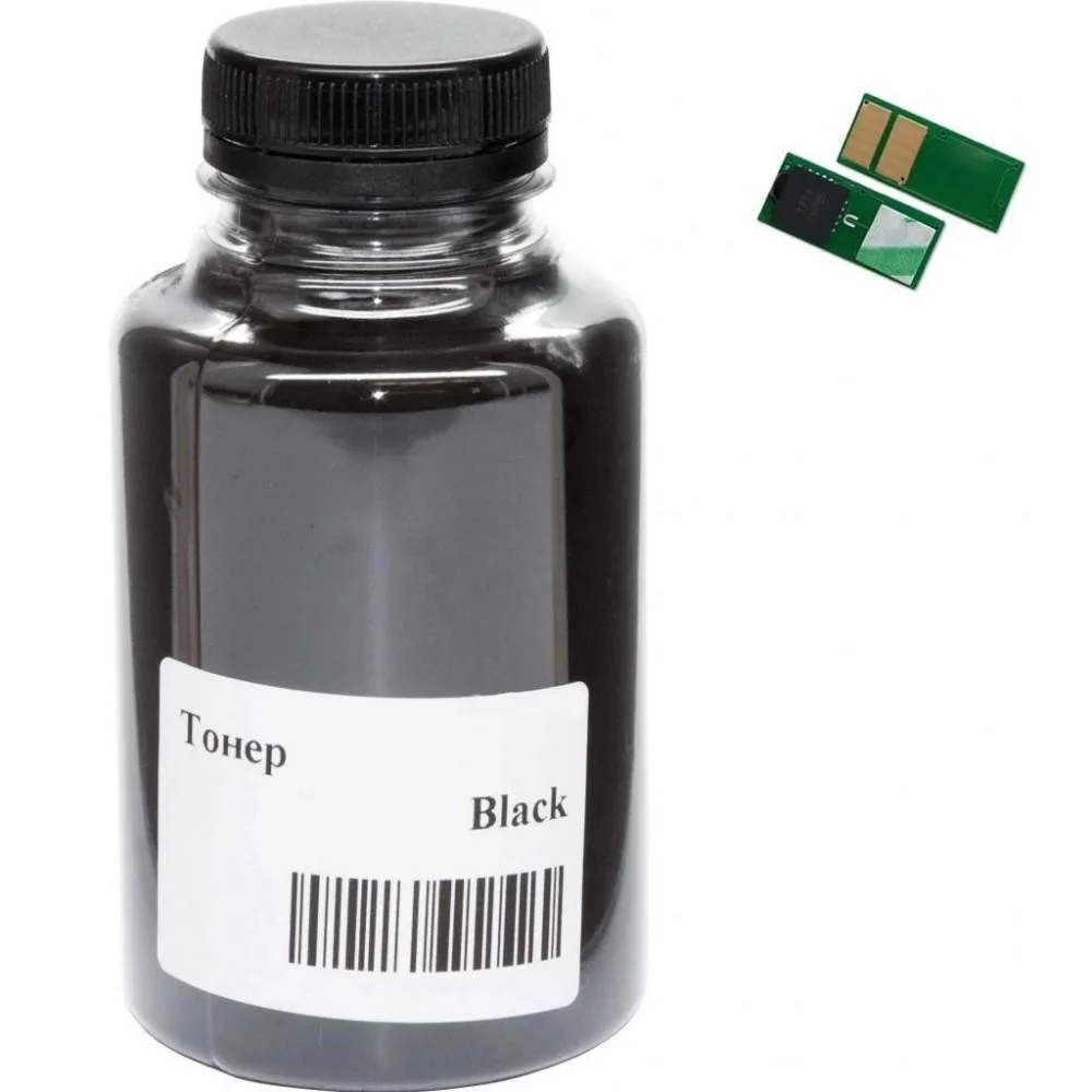Тонер + чип АНК для Canon LBP-650/MF-730 бутыль 65г 2200 ст. Black (3203706)
